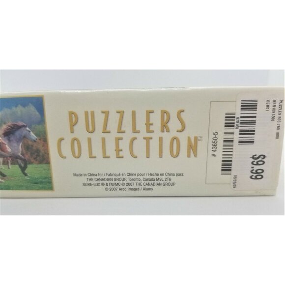 Running Horses Winning the Race Puzzlers Collection 1000 Piece Jigsaw Puzzle - Picture 4 of 6